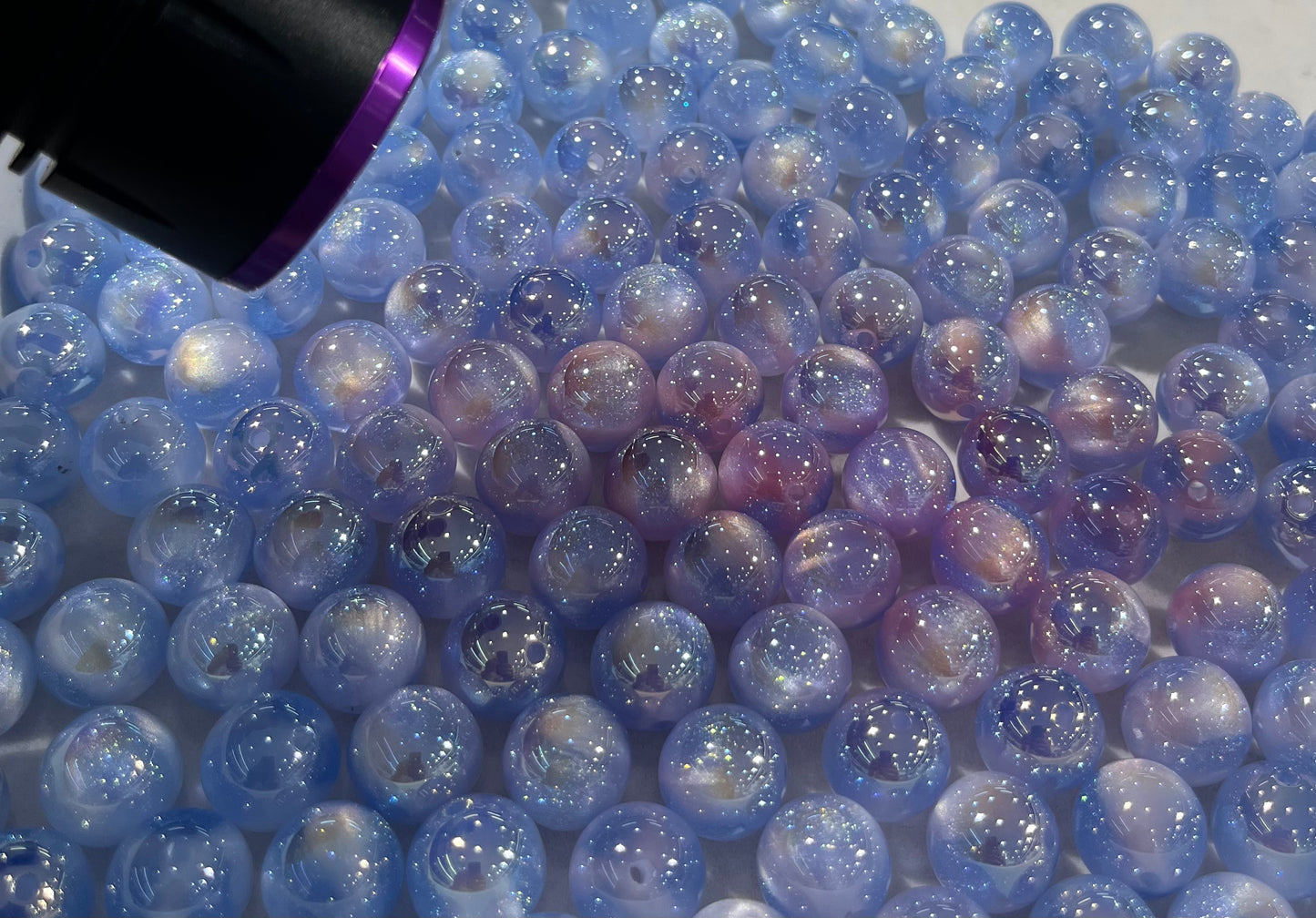 super popular 16mm color change resin bead DIY ,keychain