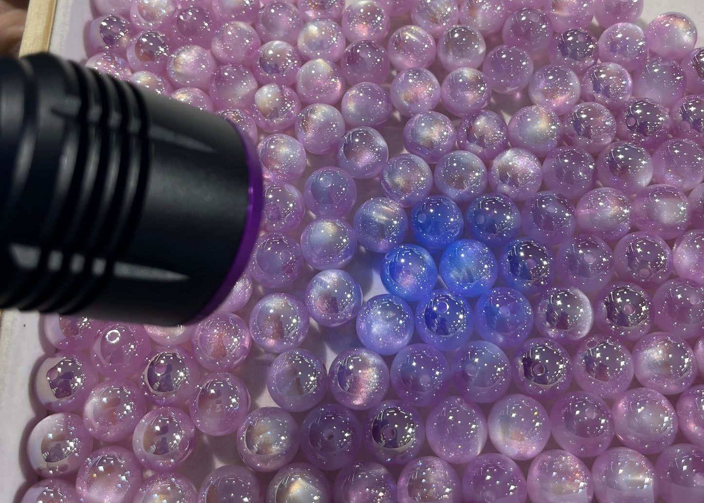 super popular 16mm color change resin bead DIY ,keychain