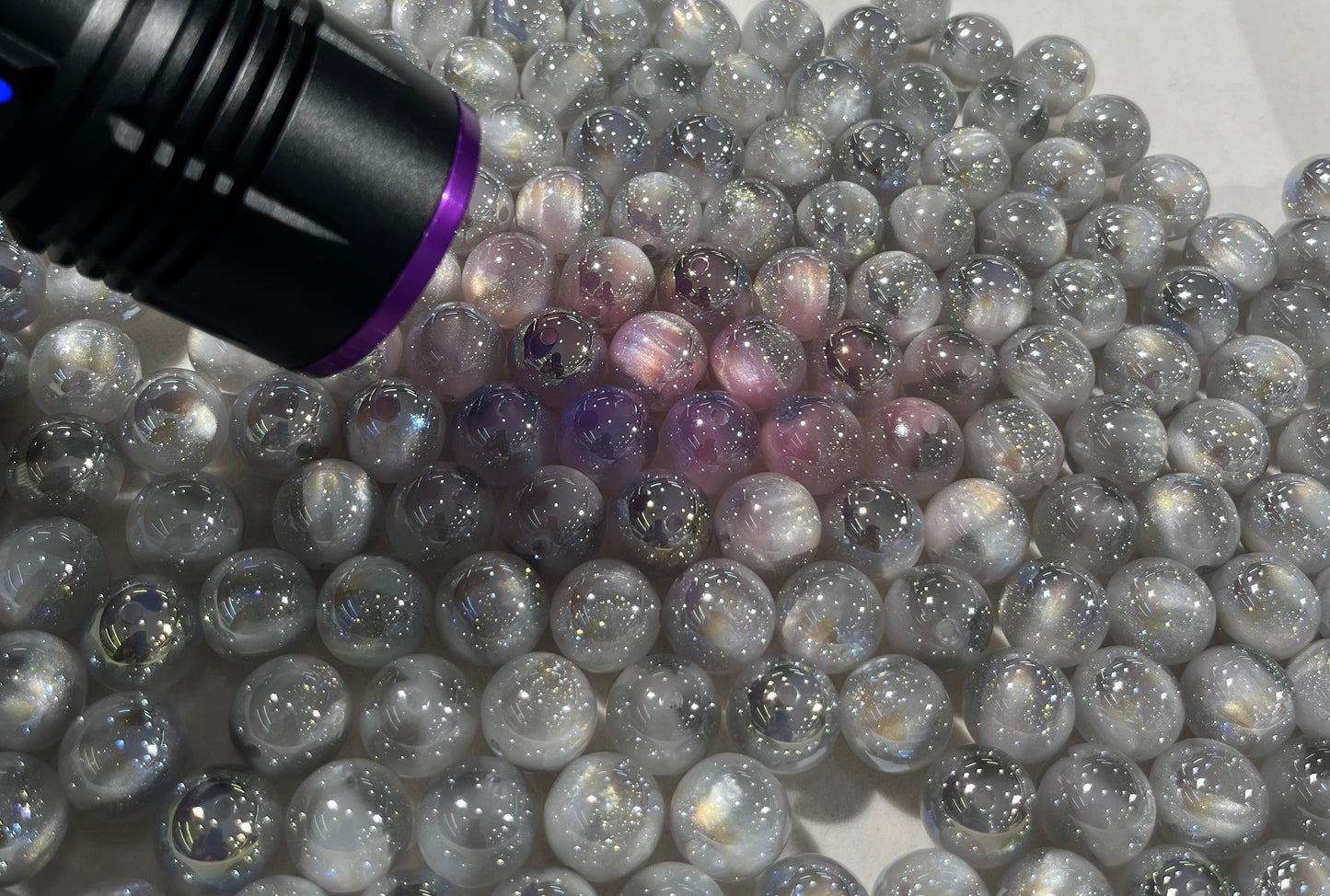 super popular 16mm color change resin bead DIY ,keychain