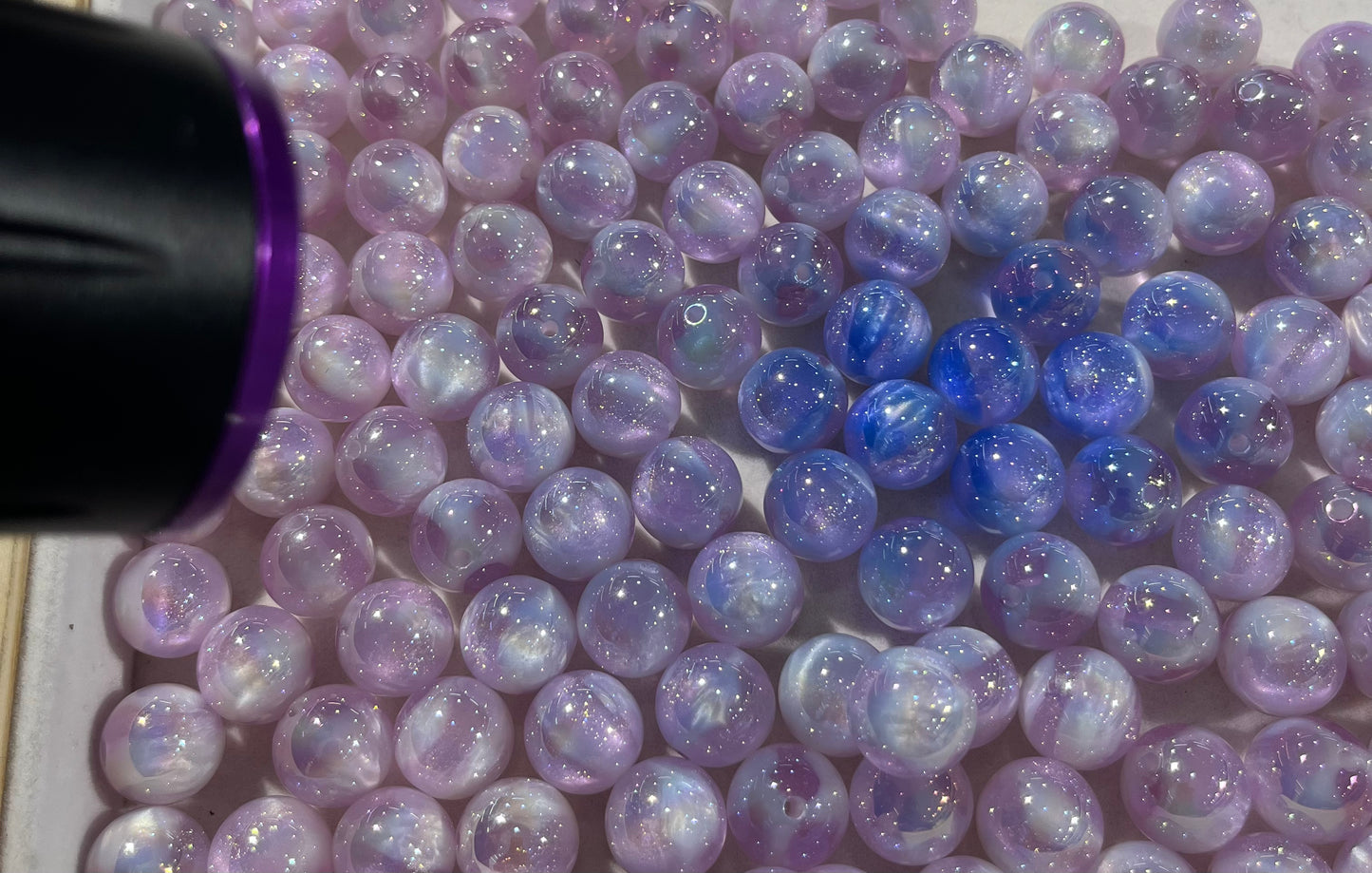 super popular 16mm color change resin bead DIY ,keychain
