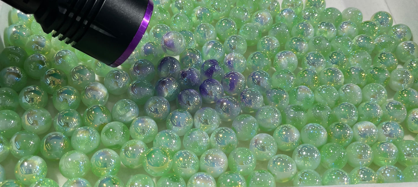 super popular 16mm color change resin bead DIY ,keychain