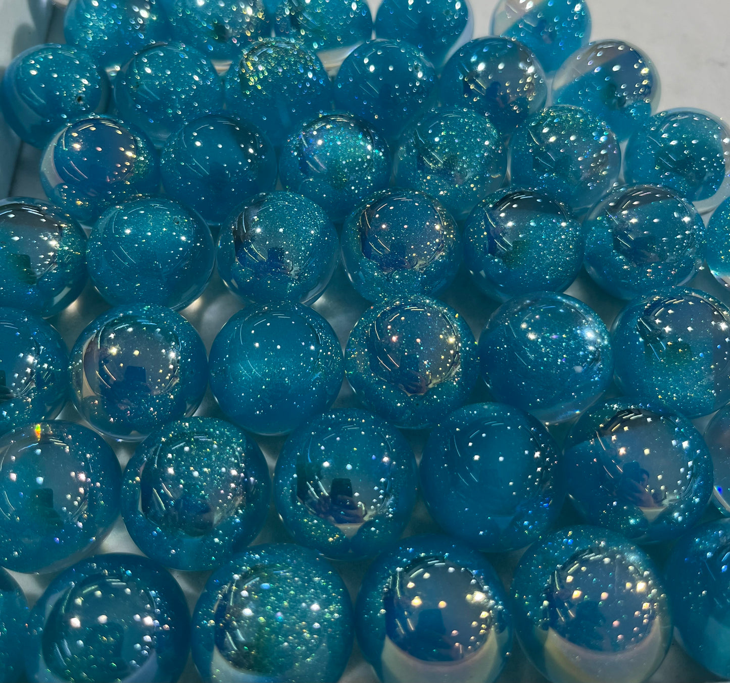 25mm half hole pendant bead