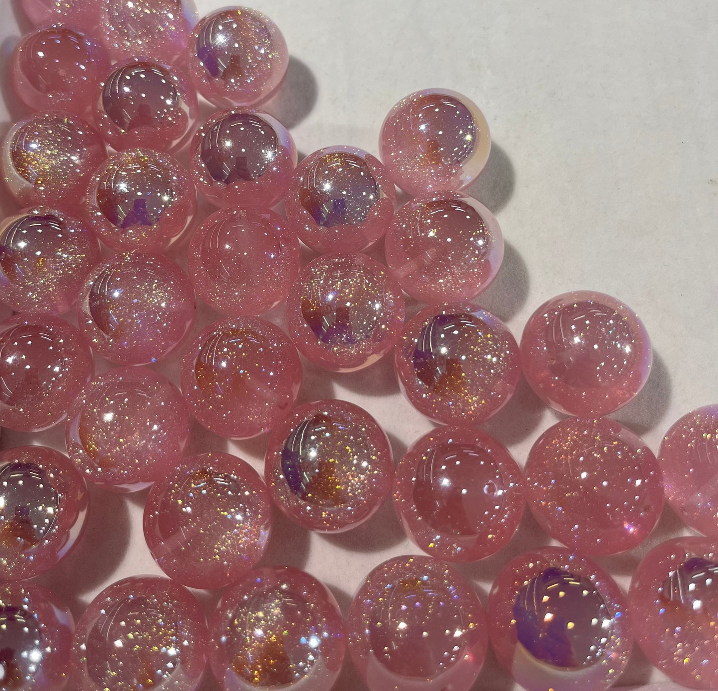 25mm half hole pendant bead