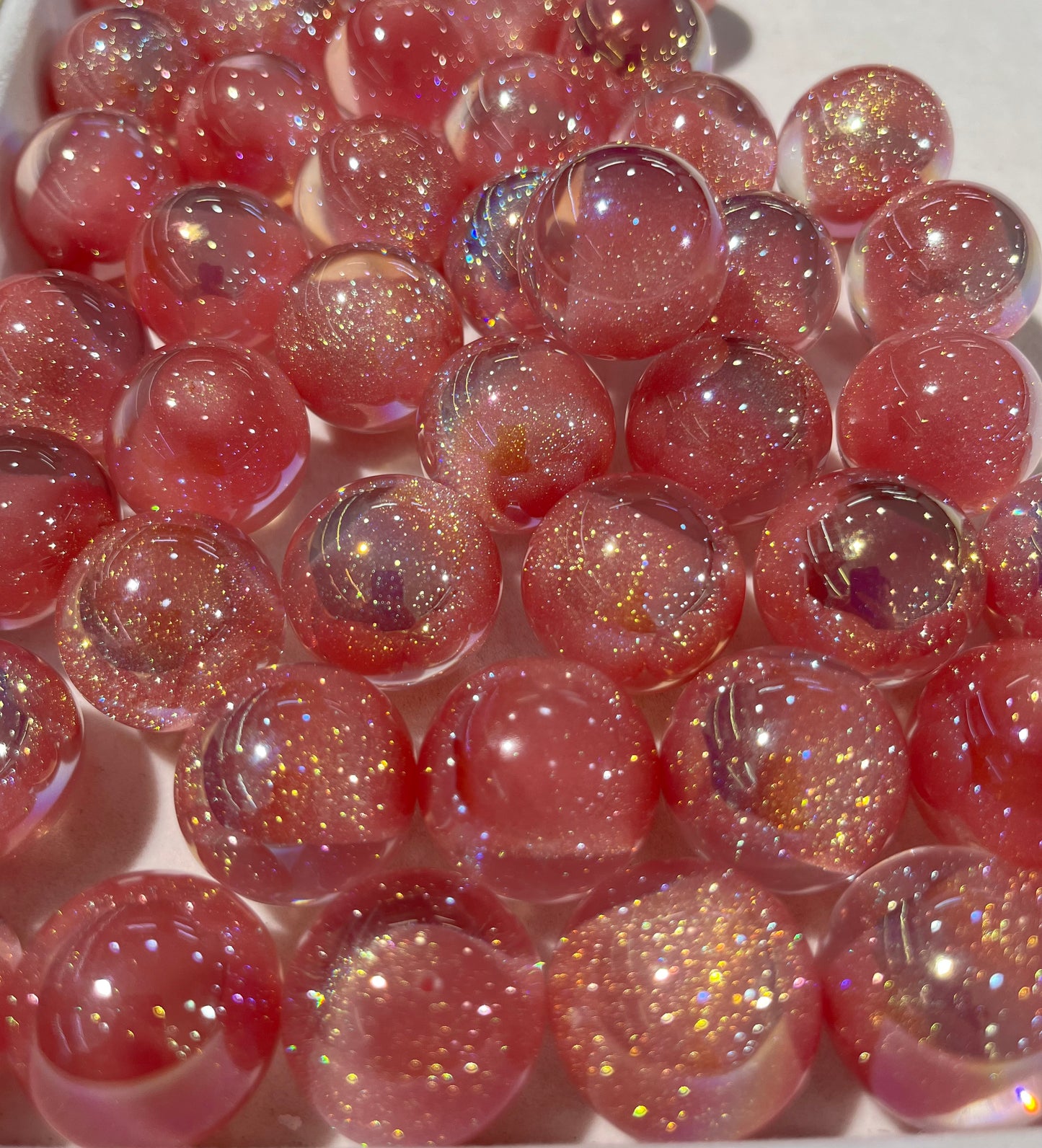 25mm half hole pendant bead