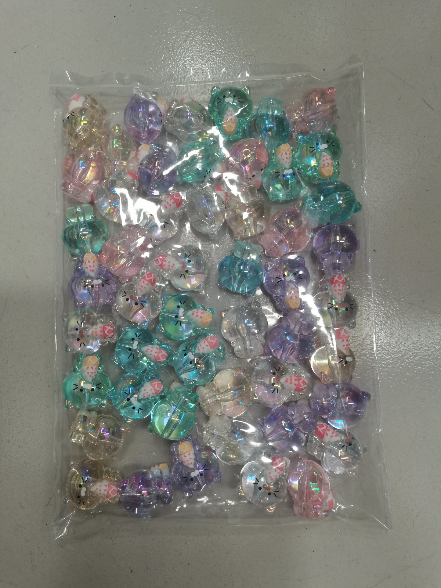 DIY acrylic bead for pen and keychian ,popular cute bead