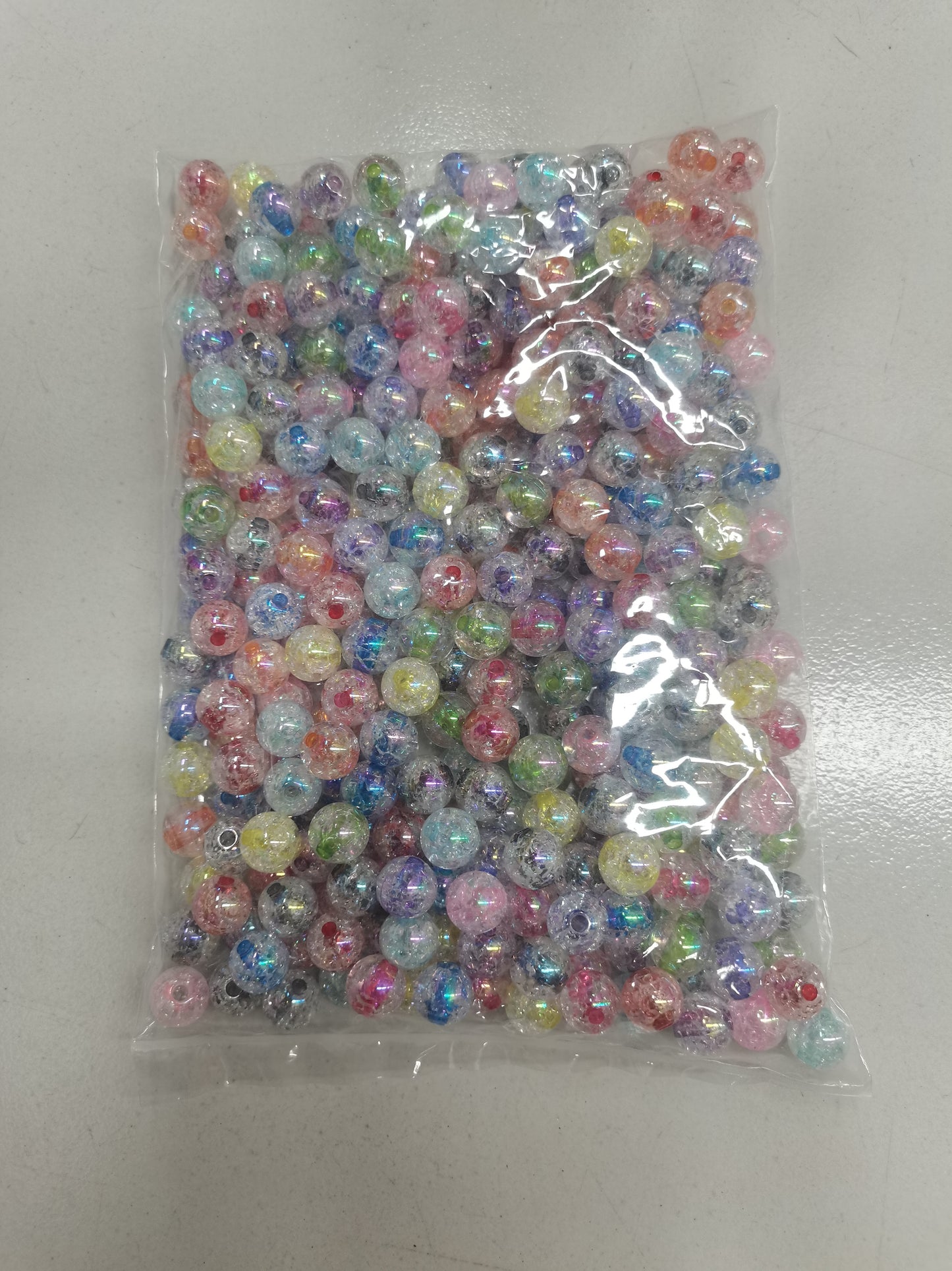 DIY acrylic creckle double layer bead 20mm 18mm 16mm 14mm
