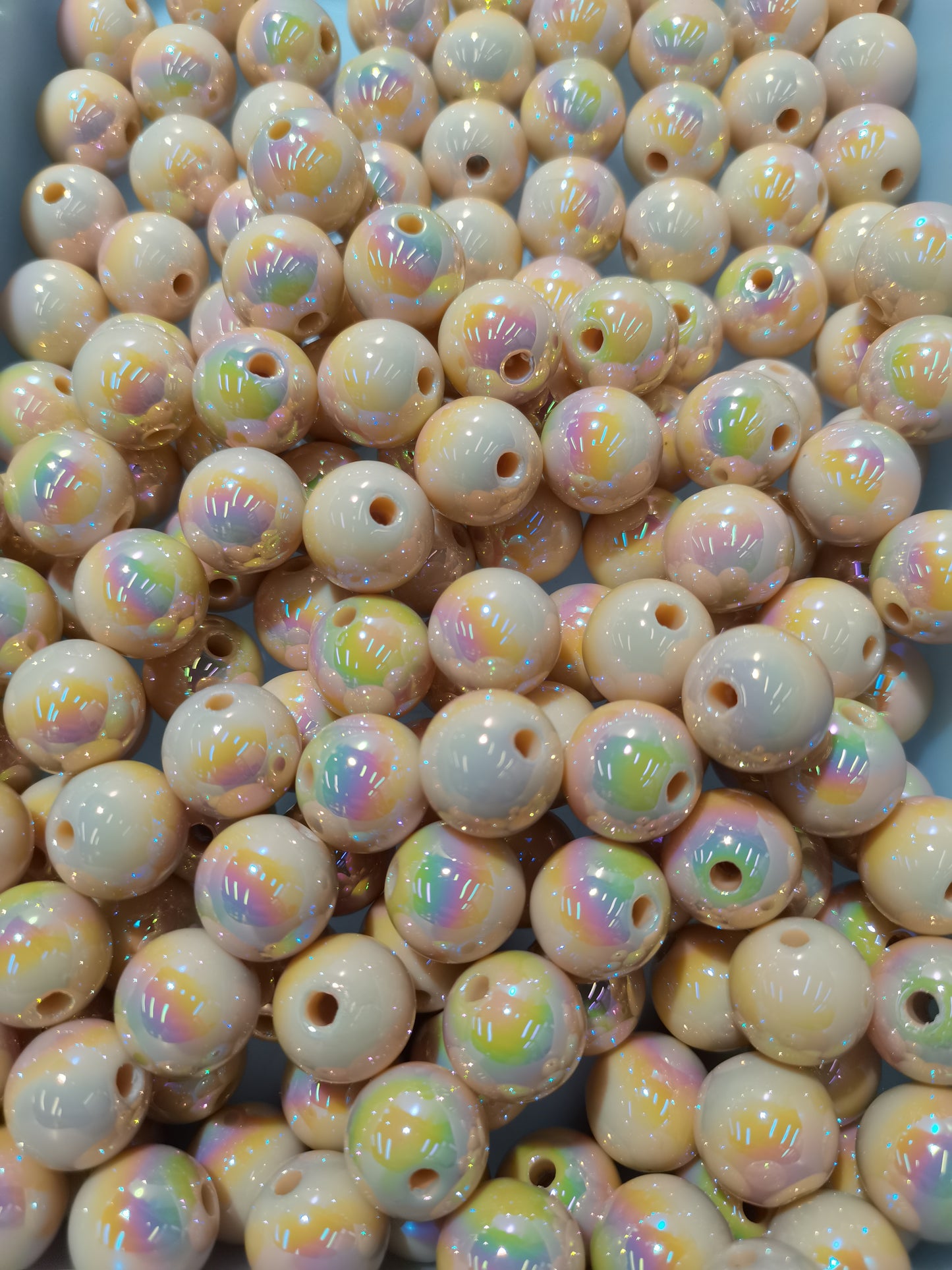 16mm acrylic UV bead pen bead keychain bead