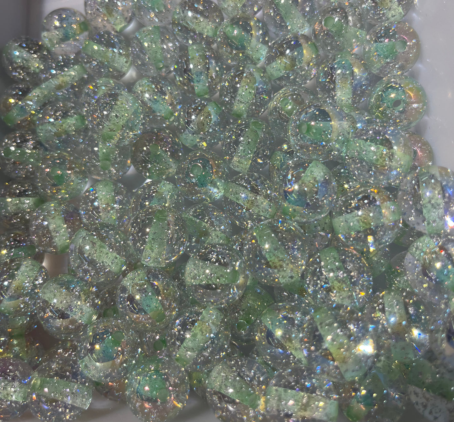 shiny 16mm shimmer acrylic bead, DIY,pens