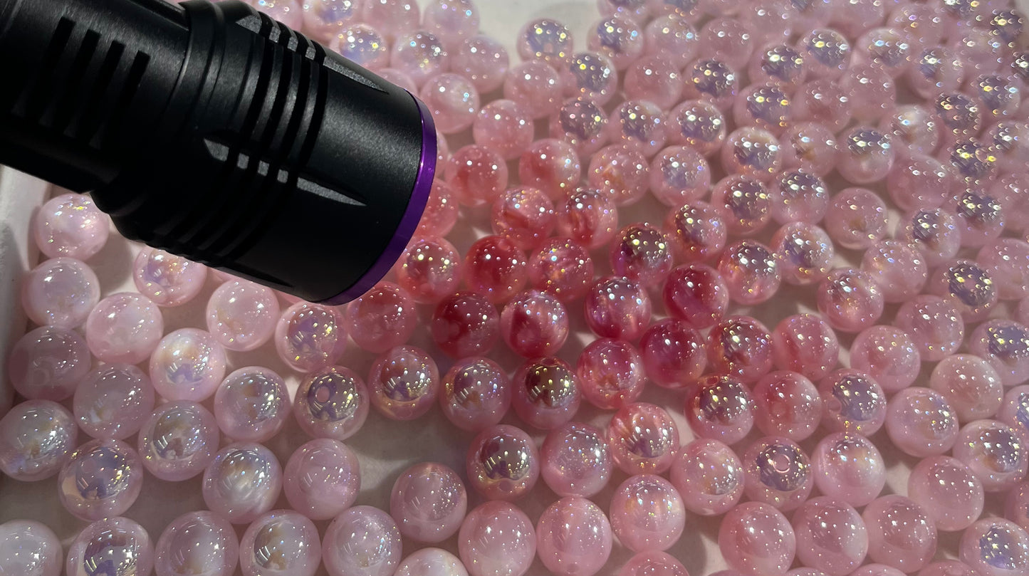 super popular 16mm color change resin bead DIY ,keychain