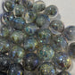 25mm half hole pendant bead