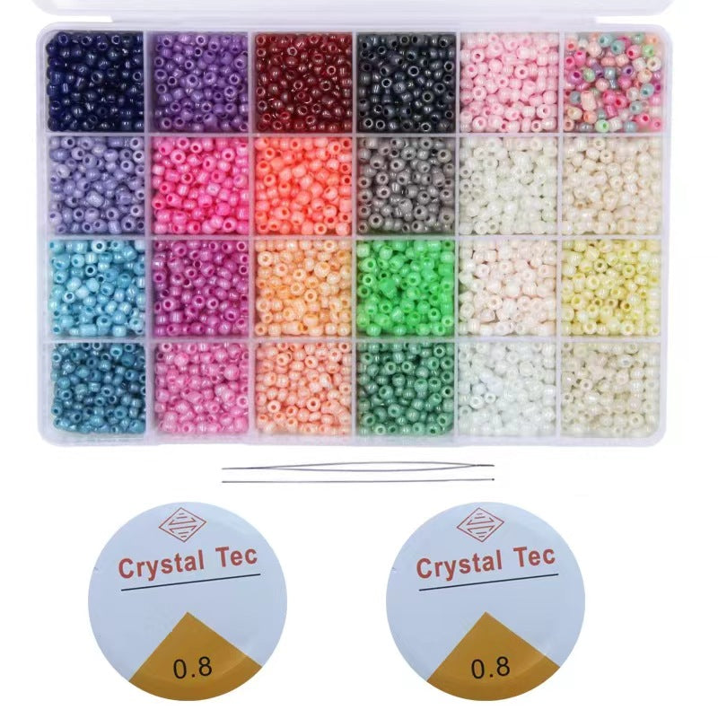 Glass beads 4mm cases