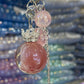 25mm half hole pendant bead